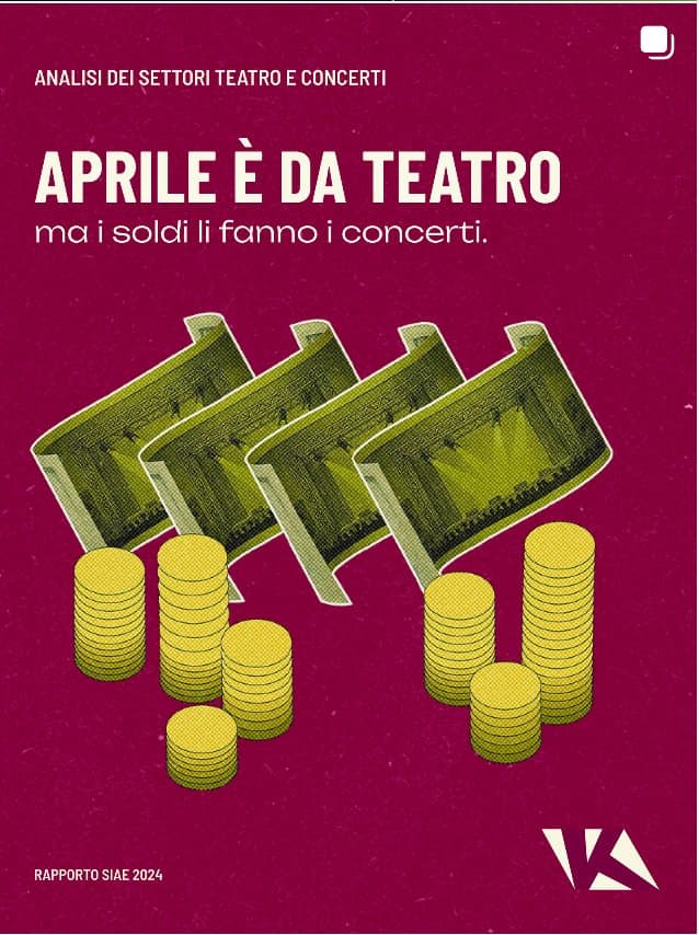 Aprile è da teatro, ma i soldi li fanno i concerti